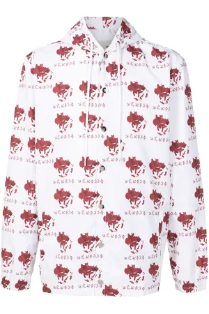 MISCI Matria graphic-print hooded jacket