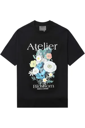 Musium Div. Atelier Blossom graphic-print cotton T-shirt