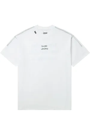 Izzue Slogan-print cotton T-shirt
