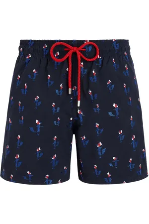 Vilebrequin Cocorico! motif-embroidered swim shorts