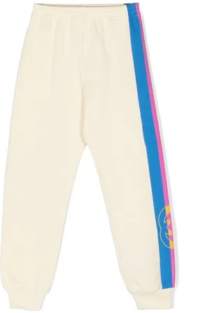 Gucci Side-stripe cotton joggers