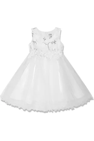 IAME Floral-appliqu?? sequin-embellished dress