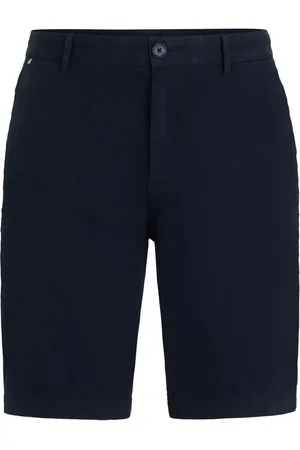 HUGO BOSS Stretch-cotton twill shorts
