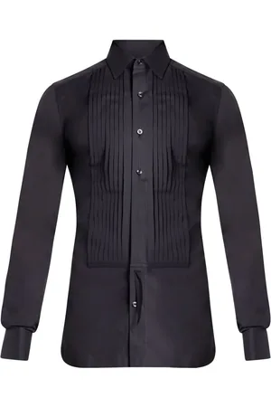 Tom Ford Cotton tuxedo skirt