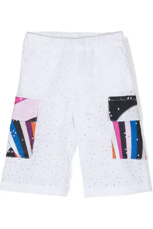 PUCCI Junior Broderie-anglaise trousers