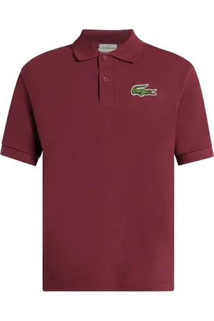 Lacoste Alligator logo appliqué polo shirt