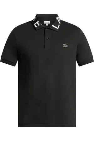 Lacoste Branded collar logo-appliqué polo shirt