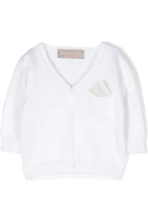 LA STUPENDERIA Chest-pocket cotton cardigan