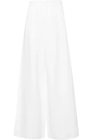 FORTE FORTE Wide-leg twill trousers