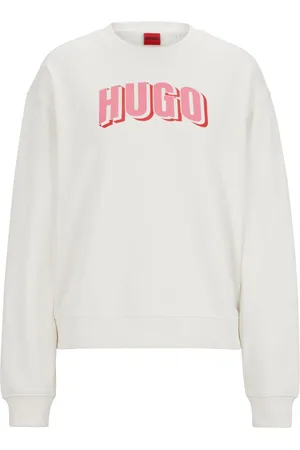 HUGO BOSS Logo-print cotton-blend sweatshirt