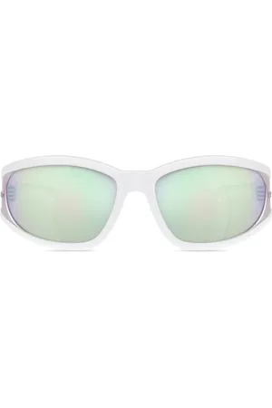 Diesel Logo-plaque wraparound sunglasses