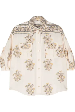 ZIMMERMANN Pointillism-print safari shirt