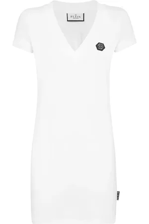 Philipp Plein Rhinestone-embellished T-shirt dress