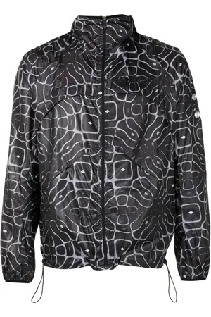 PACE Graphic-print hood jacket