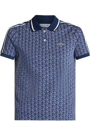 Lacoste Logo-embroidered cotton polo top