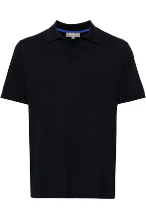N.PEAL Fine-knit polo shirt