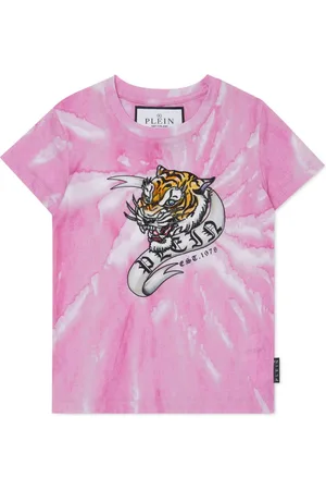Philipp Plein Tie-dye print cotton T-shirt