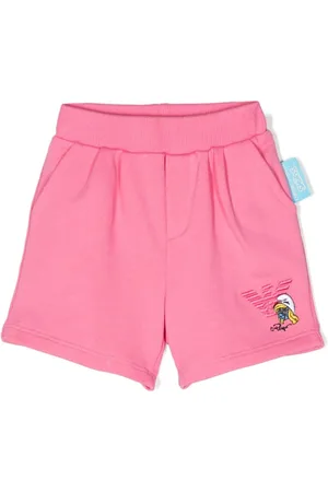 Emporio Armani X The Smurfs cotton shorts