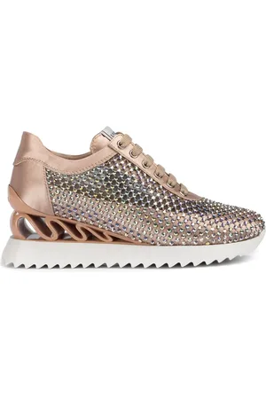 LE SILLA Gilda 60mm crystal-embellished sneakers