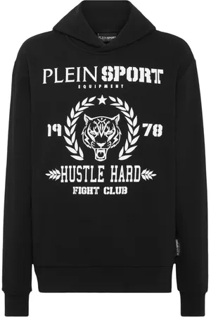 Philipp Plein Logo-print cotton-blend hoodie