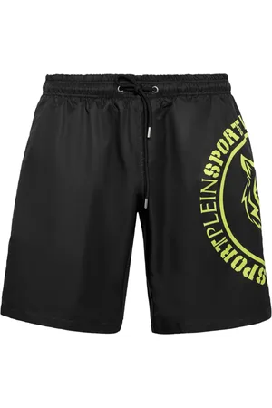 Philipp Plein Carbon Tiger swim shorts