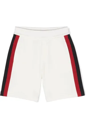 Moncler Stripe-detail cotton shorts