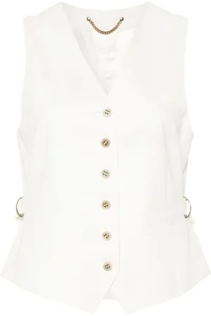 Golden Goose V-neck twill waistcoat