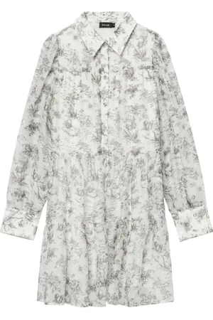 tout a coup Floral-print button-up dress