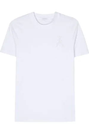 Patrizia Pepe Logo-embroidered cotton T-shirt