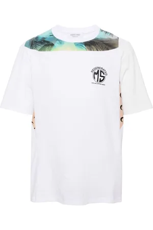 Marine Serre Graphic-print cotton T-shirt