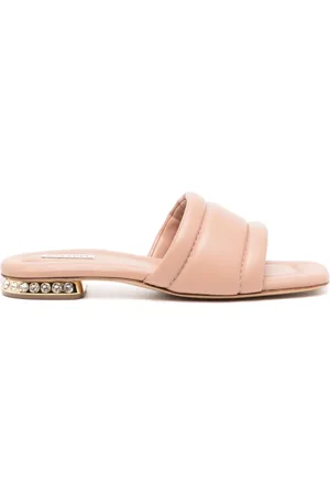 Casadei Galaxy leather mules