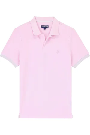 Vilebrequin Logo-embroidered organic cotton polo shirt