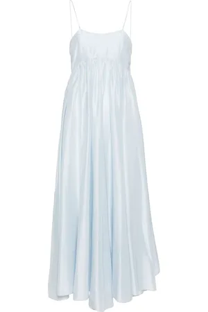 FORTE FORTE Empire-line silk maxi dress