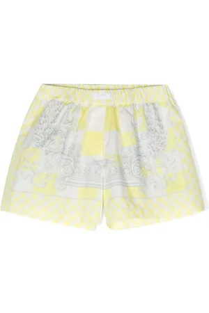 VERSACE Medusa Contrasto-print cotton shorts