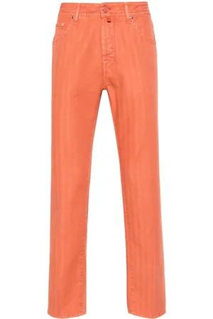 Jacob Cohen Scott herringbone tapered trousers