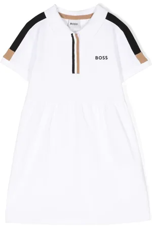 HUGO BOSS Stretch-cotton polo dress