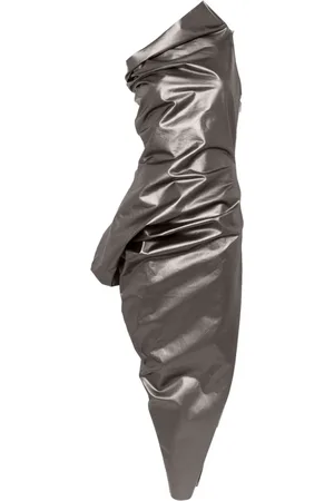 Rick Owens Walrus metallic-effect maxi dress
