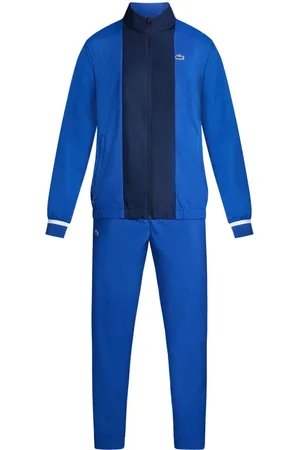 Lacoste X Daniil Medvedev striped-tipping tracksuit