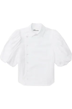 NOIR KEI NINOMIYA Off-centre-fastening cotton shirt