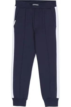 MONNALISA Contrasting-detail joggers