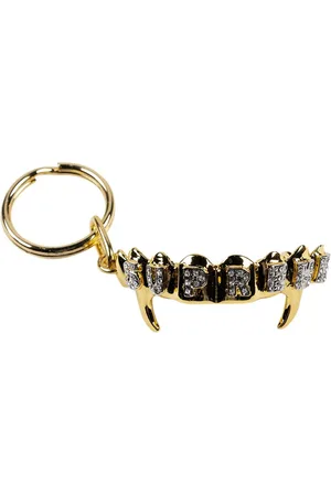 Supreme Fronts rhinestone-logo keychain