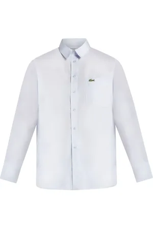 Lacoste Logo-appliqu?? cotton shirt