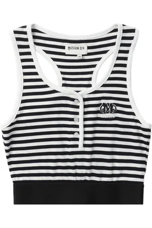 Musium Div. Striped cropped tank top
