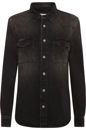 Philipp Plein Long-sleeve denim shirt