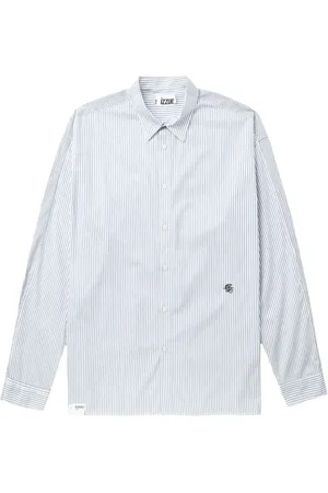 Izzue Striped cotton shirt