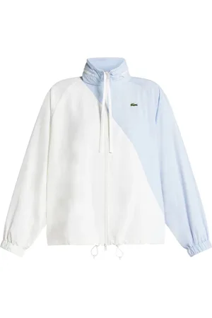 Lacoste Two-tone mock-neck jacket