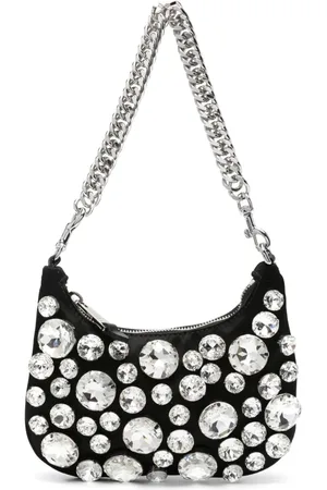 Moschino Crystal-embellished shoulder bag