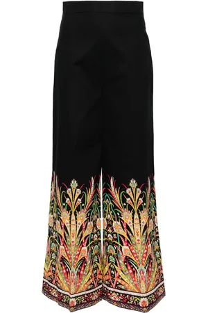 Etro Botanical-print palazzo pants