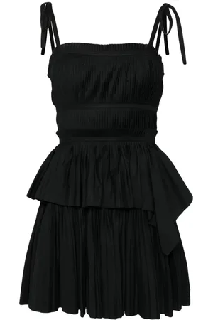 ULLA JOHNSON Bailey pleated minidress