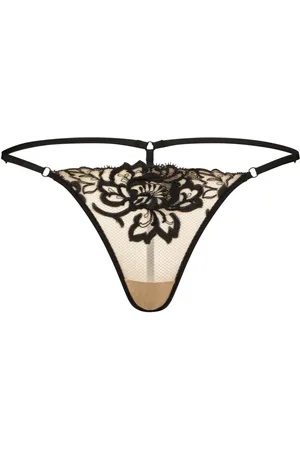 Kiki de Montparnasse Cezanne floral-lace thong